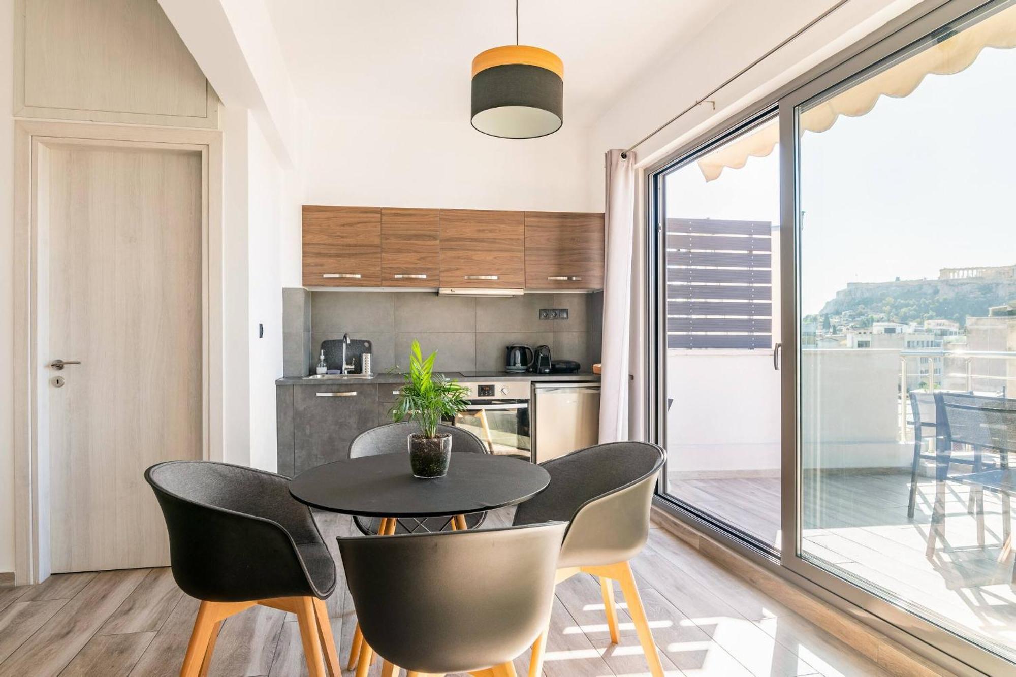 Apartmán Dreamy Athens Penthouse With Acropolis View Exteriér fotografie